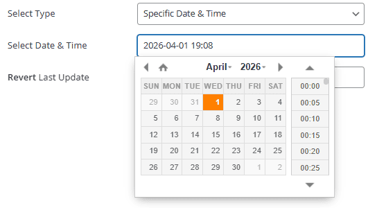 Sete schedule date & time