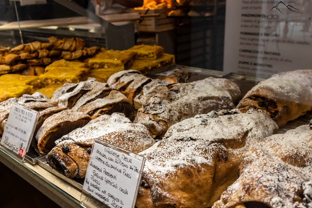 Strudel in der Bäckerei Viezolli.