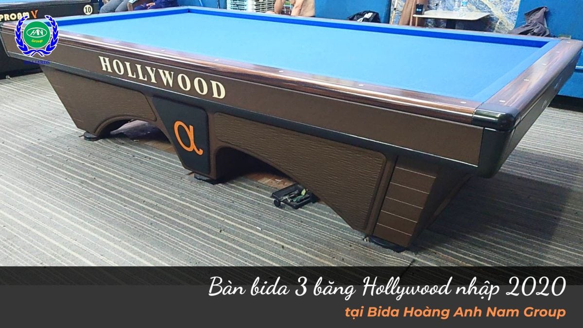 Bàn Bida 3 Băng Hollywood Cũ 2020 Nhập - 130 Triệu | Bida Hoàng Anh Nam Group
