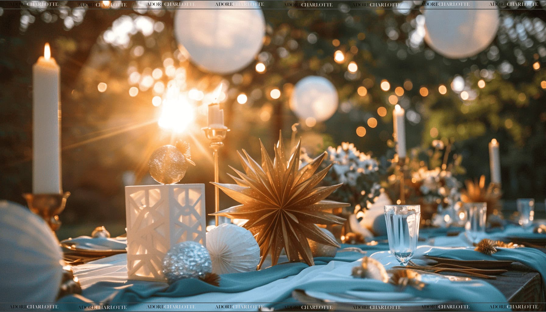 Baby Naming Ceremony Theme Celestial Stars Theme outdoor Decor