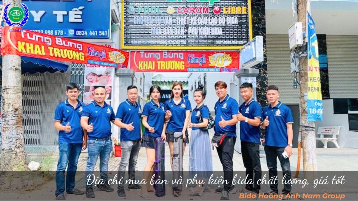 Địa chỉ mua bàn và phụ kiện bida chất lượng, giá tốt