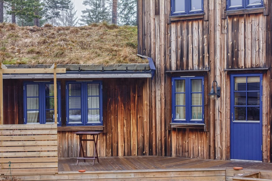 Die beste Farbe für ein Holzhaus Holzhaus in Norwegen