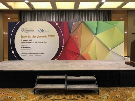 24 x 10ft long service awards for Hospital