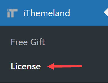 Open license page in ithemeland
