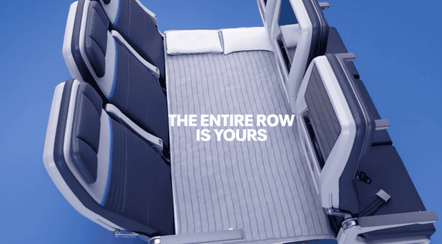 United Relax Row Announced: A Lie-Flat Couch Option Coming to Economy 1 United Relax Row - The Entire Row is Yours