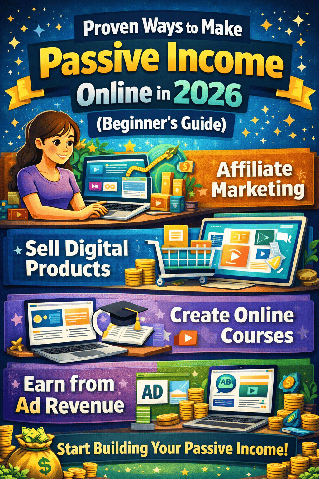 Proven Ways to Make Passive Income Online in 2026