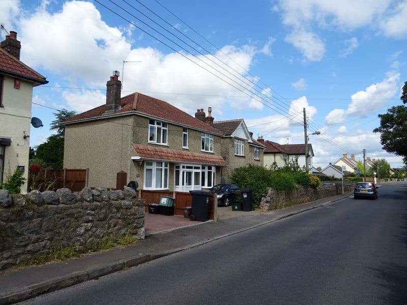 Claverham Road, Yatton, North Somerset, July 2019. Yatton and Claverham logged repeated calls about a masked man in a bo