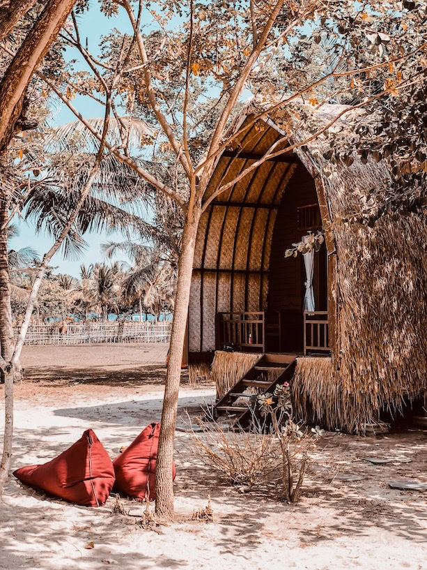 Ein Hotel auf Bali
