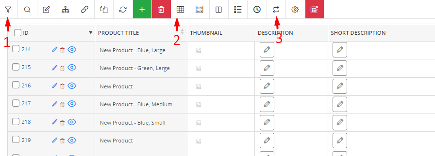 WooCommerce products bulk edit plugin main page