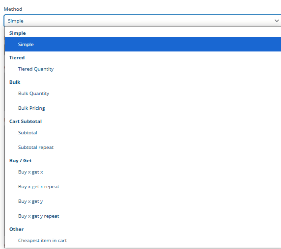 Select gifting method for free gift