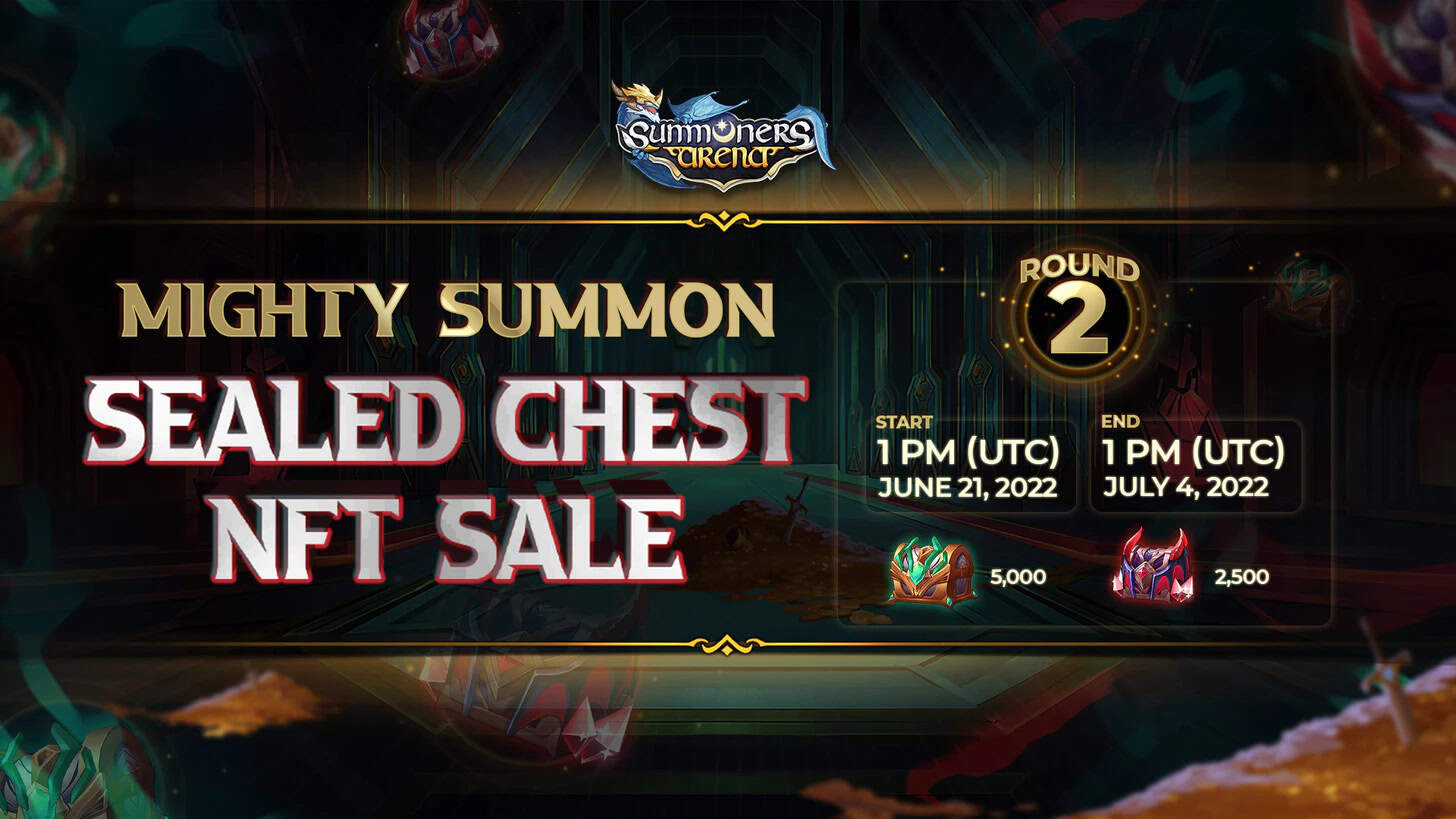 Summoners Arena opens the Mighty Summon Sealed Chest for Round two for sale 1 Summoners Arena opens the Mighty Summon Sealed Chest for Round