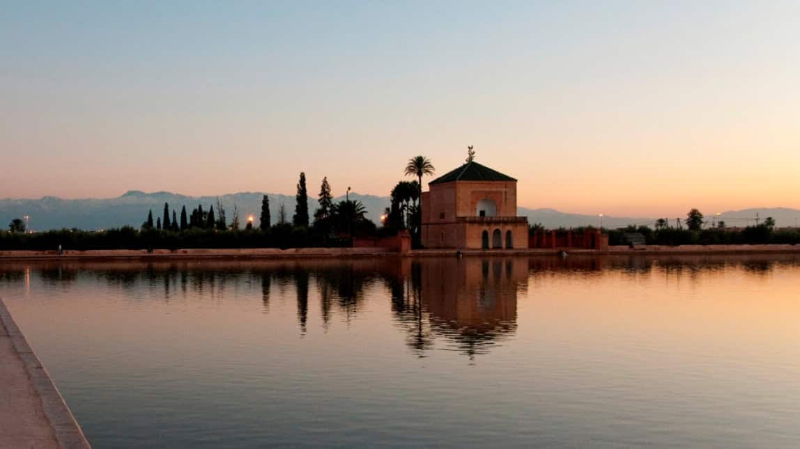 menara marrakech soir