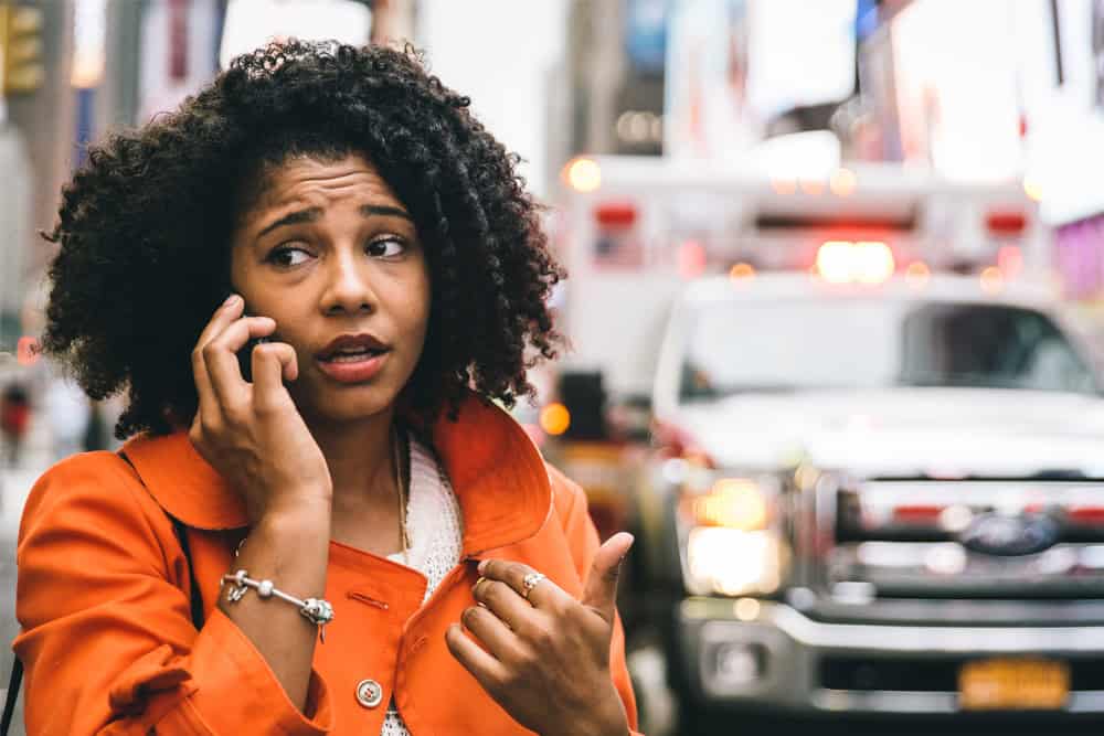 Woman needs a car accident lawyer