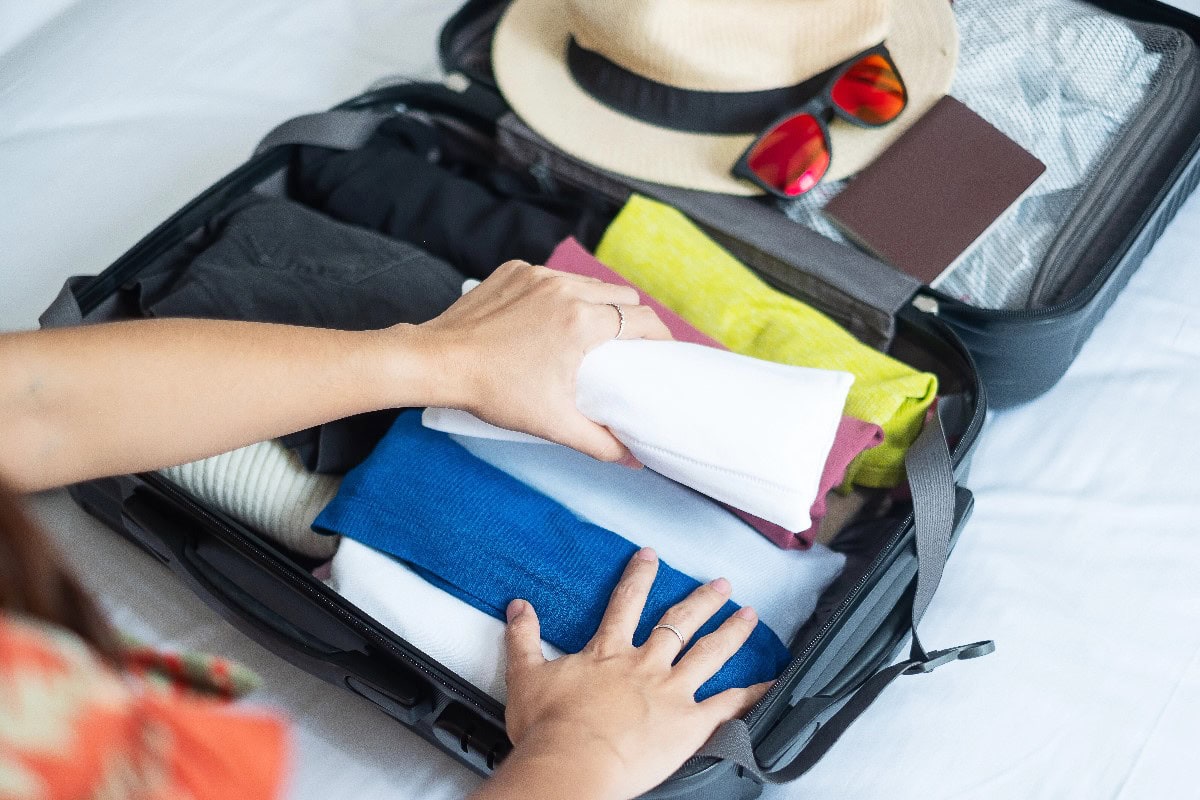 how to pack a suitcase for a plane