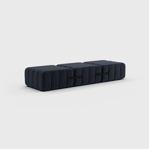 1-Sitzer Modulsofa im Stoff Jet –  3 Sofa-Module