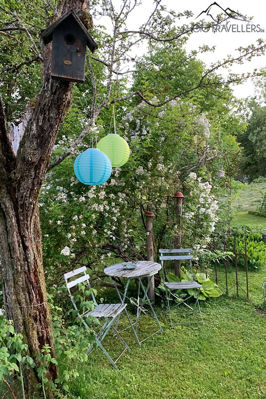 Laube im Garten