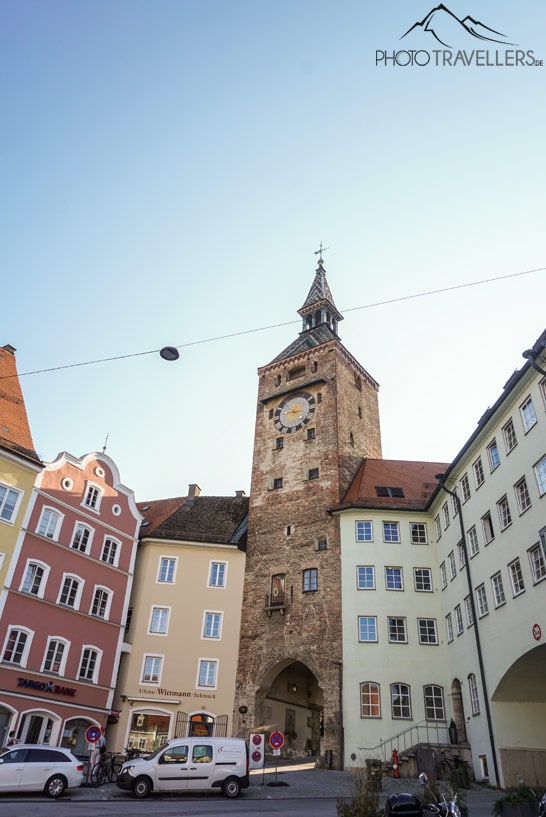 Der Schöne Turm in Landsberg am Lach ist Teil der ersten Stadtmauer