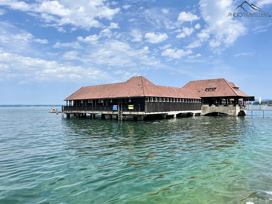 Das Badehaus Rorschach im Bodensee