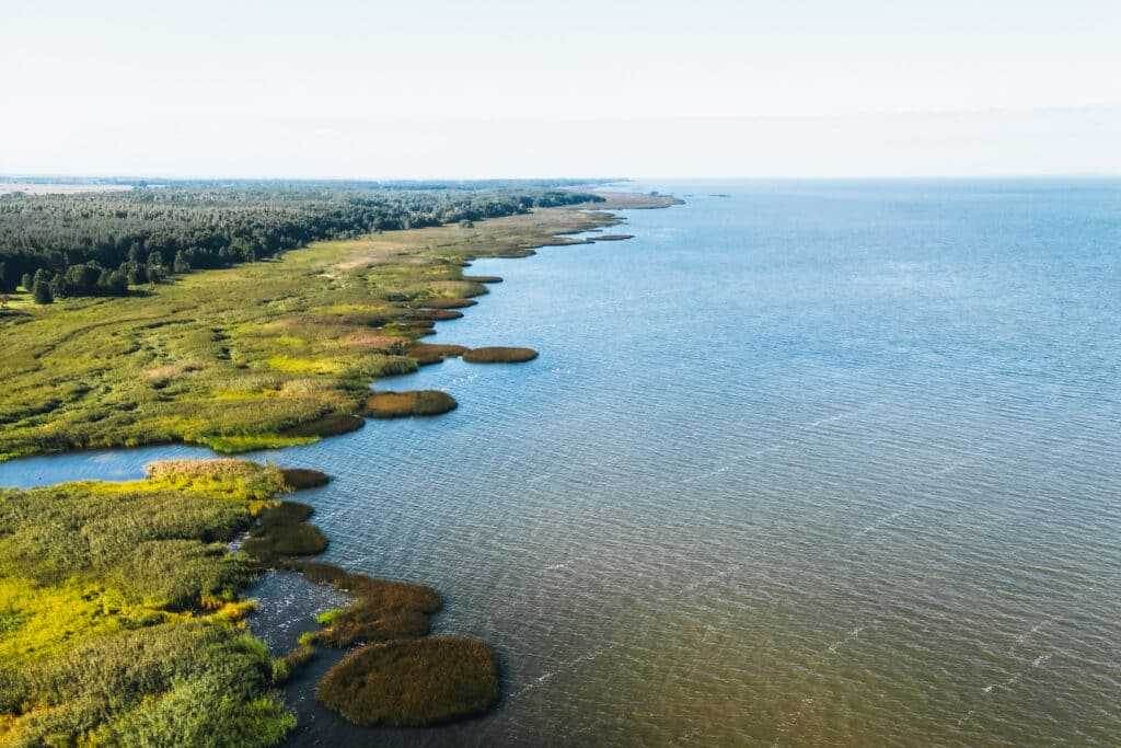 baltikum rundreise, roadtrip baltikum - Baltikum Rundreise Stellplatz Kintai Kurisches Haff