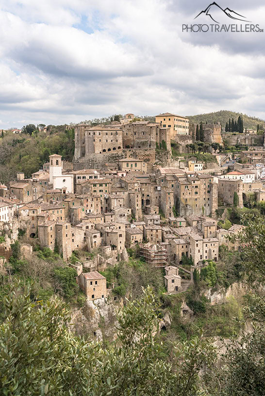 Der Blick auf Sorano