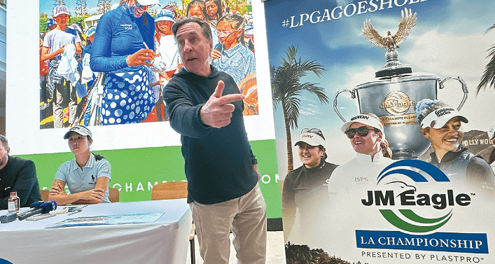 JM Eagle Championship media director speaks at LA event