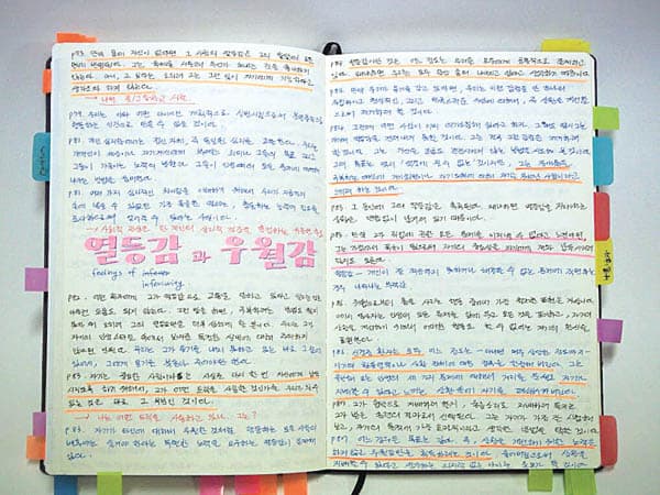 Shin Jeong-cheol fills his diary with his feelings, ideas that come to mind, thoughts about books he read and basically everything that happens during his day.