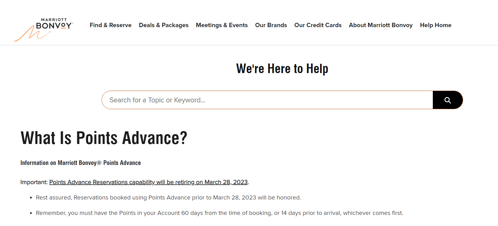 Marriott Bonvoy Ends Points Advance Feature 1 image