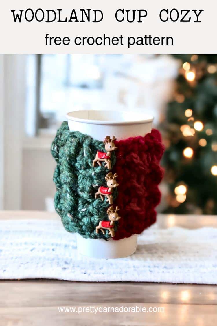 free crochet cup cozy pattern