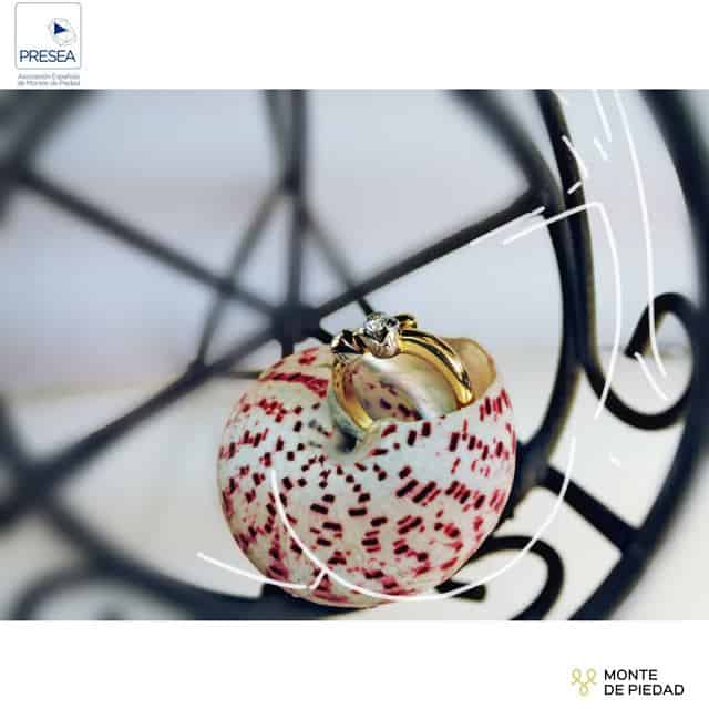 Subasta 2021_02 Monte de Piedad Valencia sortija oro y brillantes - Fundación Bancaja