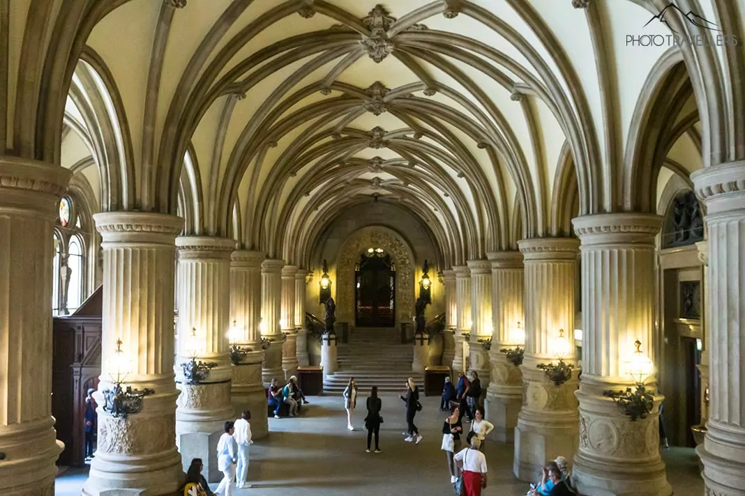 Das Hamburger Rathaus von innen