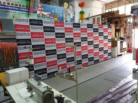 20ft Tension Fabric backdrop for STUD