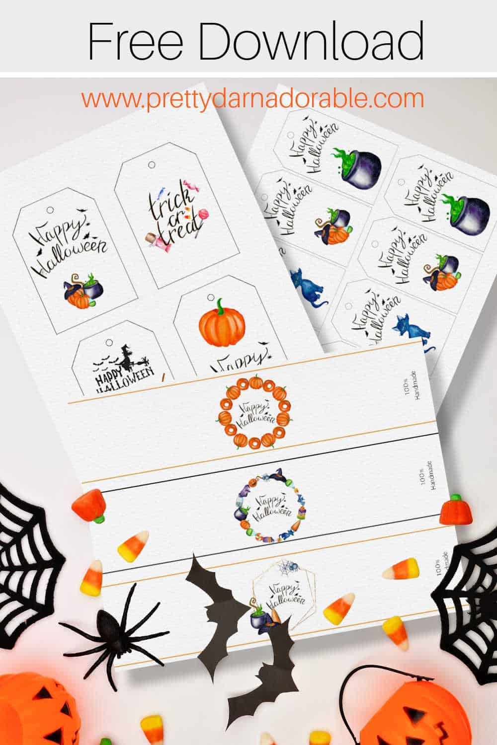 FREE CROCHET HALLOWEEN GIFT TAGS