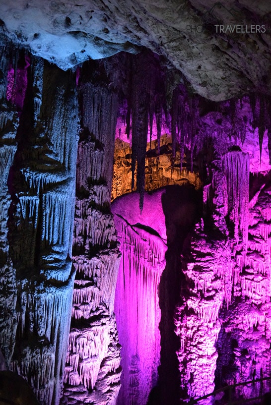Lichtshow Coves d'Artà