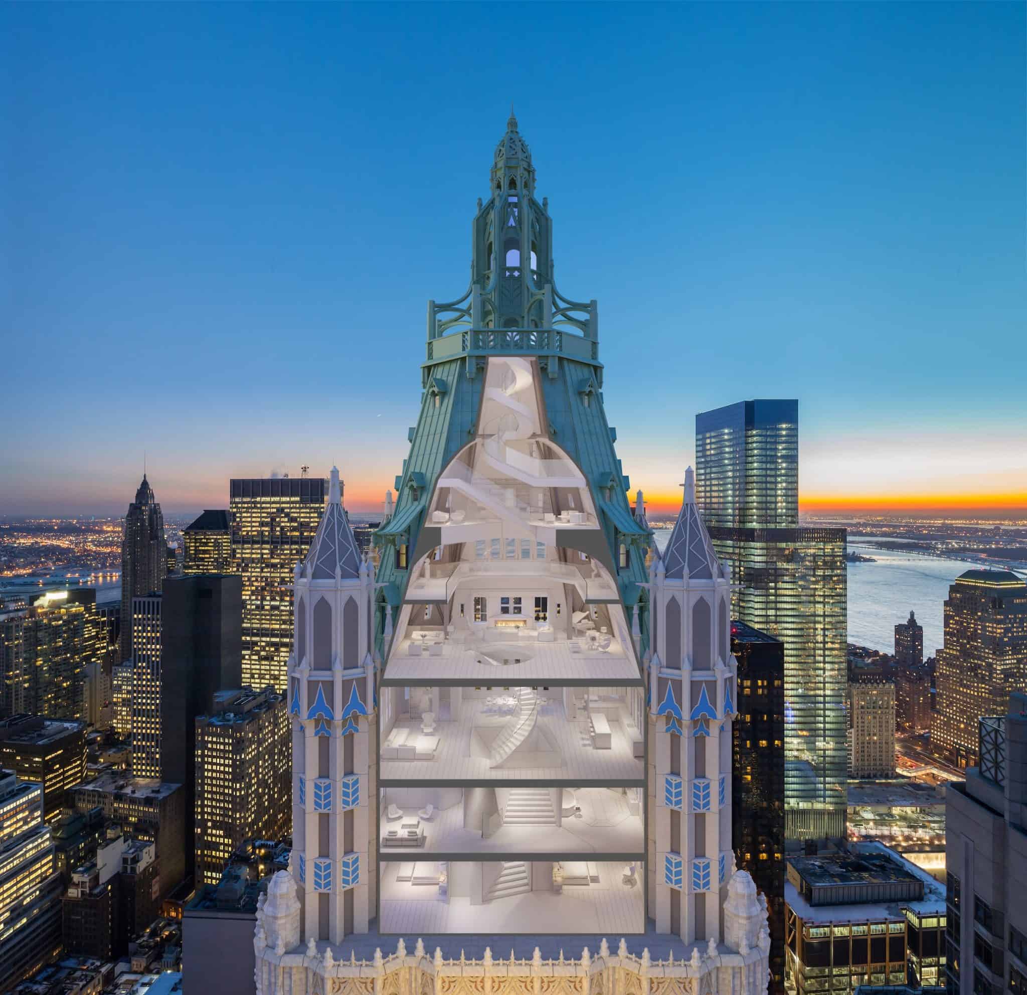 new york woolworth building pinnacle penthouse