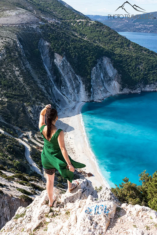 Der Myrtos Beach ist DIE Sehenswürdigkeit auf Kefalonia.
