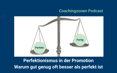 Blog für Promovierende 11 Perfektionismus in der Promotion überwinden