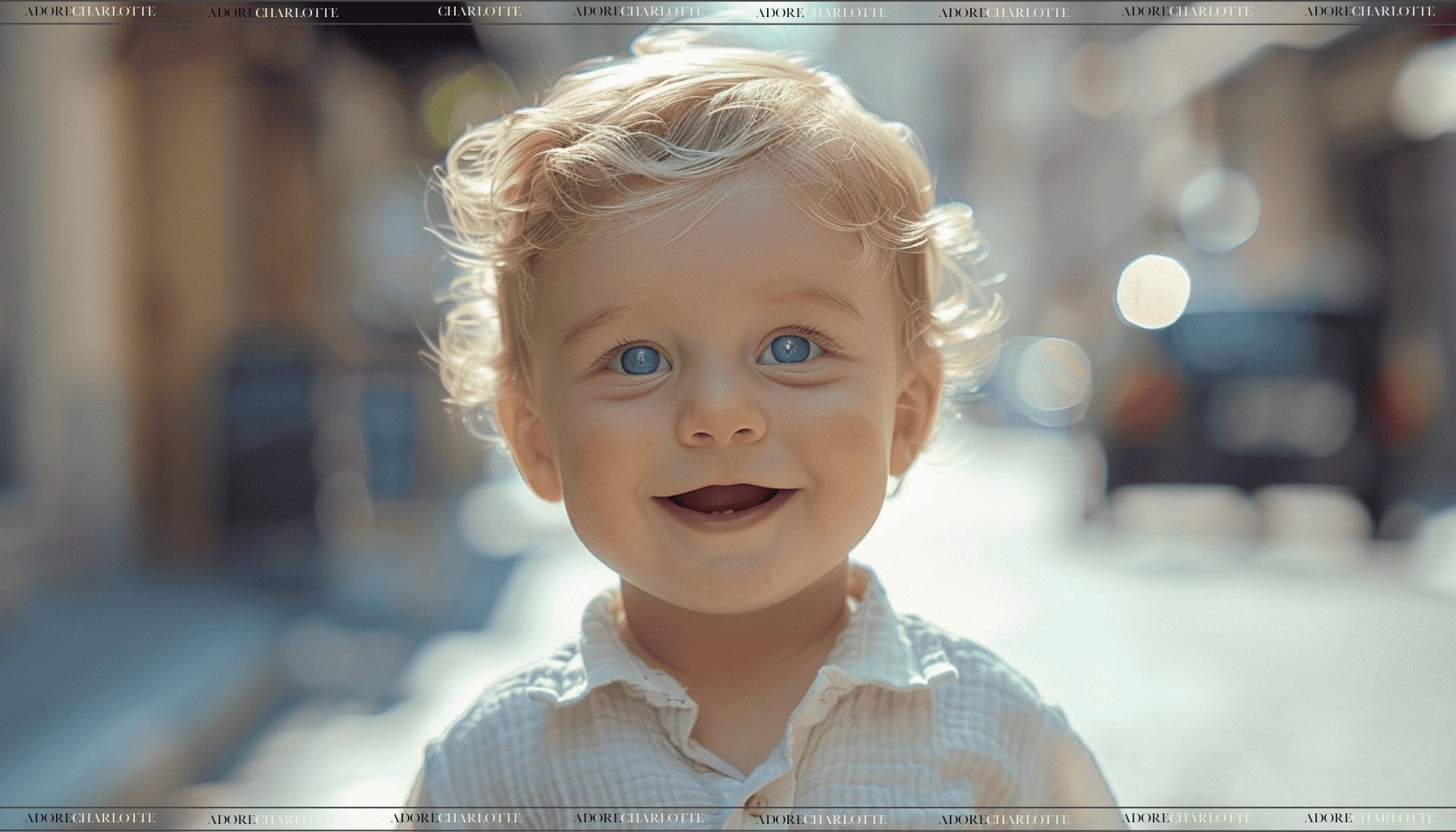 Middle Names for Levi cute baby boy with blonde hair.