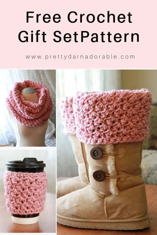 crochet gift set pattern