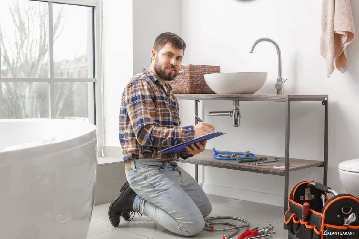 Klantgarant badkamer specialist kladblok