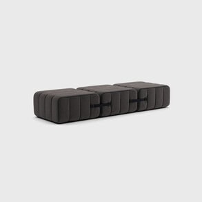 1-Sitzer Modulsofa im Stoff Jet –  3 Sofa-Module