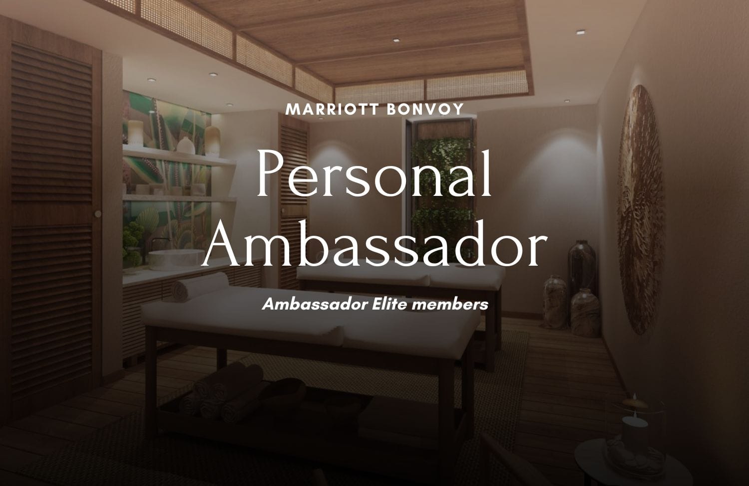 Marriott Bonvoy Enhances its Ambassador Elite Status With Personalized Concierge Service 21 personal ambassador program
