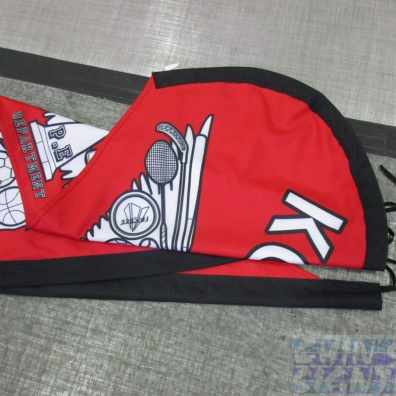 Striking colour printing on Teardrop flag Striking colour printing on Teardrop flag