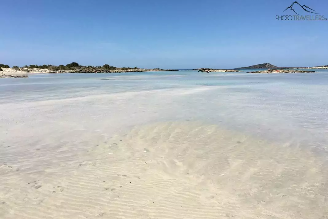 Die Bucht von Elafonisi auf Kreta