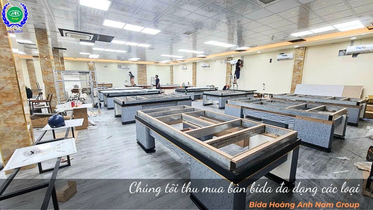 Chúng tôi thu mua bàn bida TP.HCM và các tỉnh thành lân cận đa dạng các loại
