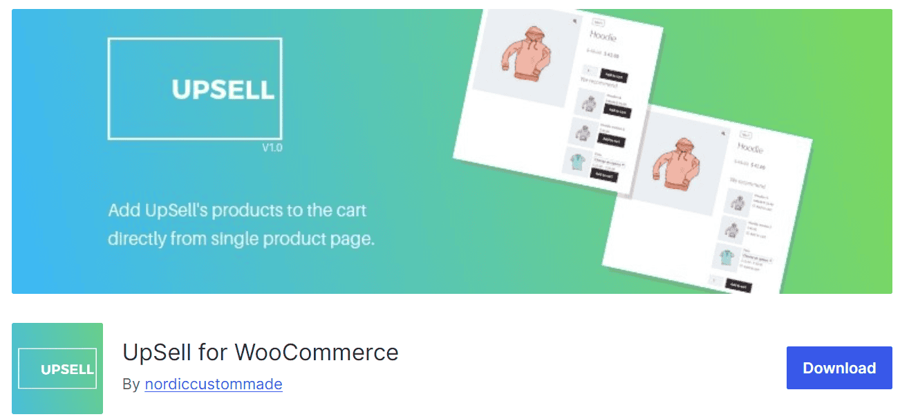 UpSell for WooCommerce