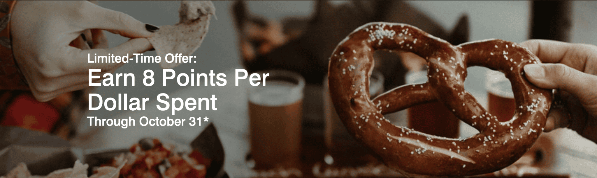 Earn 8 Marriott Bonvoy Points Per Dollar This October with Eat Around Town 1 Earn 8 points for every dollar spent this October