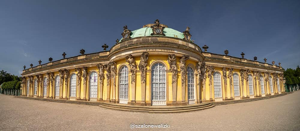 pałac sanssouci w poczdamie