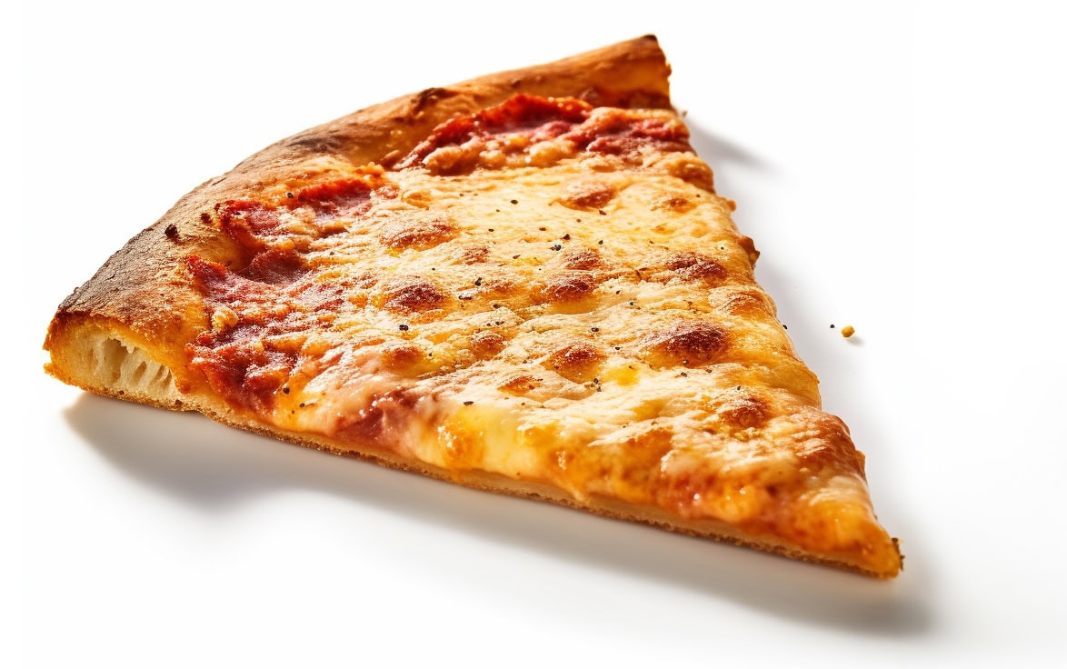 Single slice of pizza