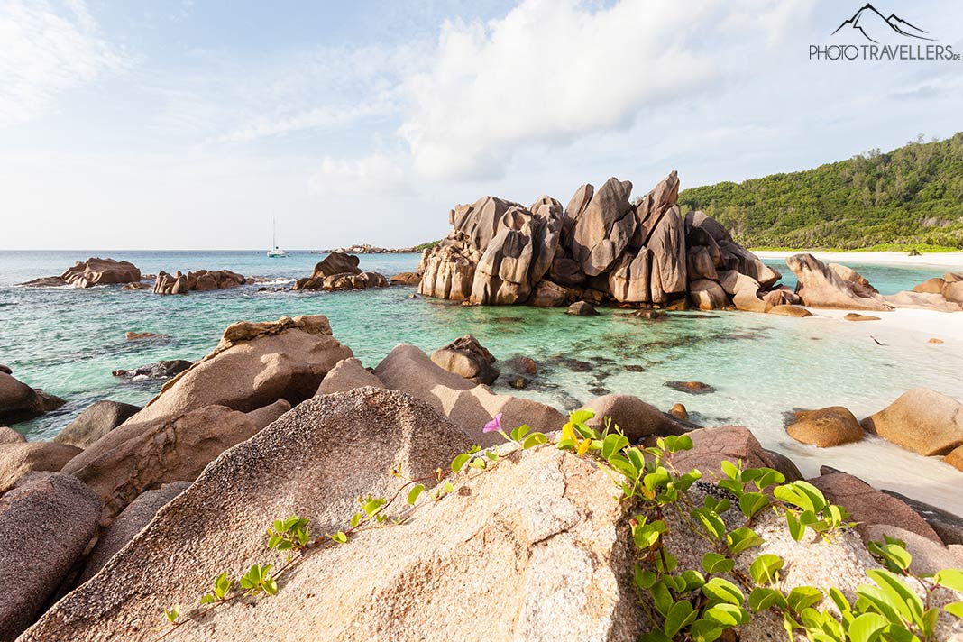 Der Strand Anse Coco auf La Digue
