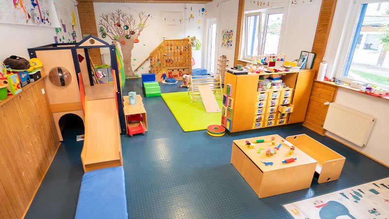 Dieses Bild zeigt einen Raum des Kindergartens